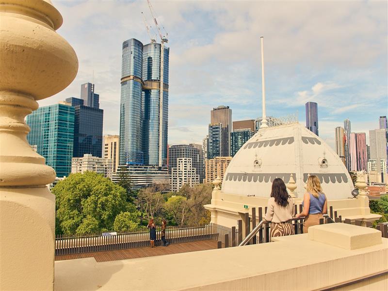 View from Royal Exhibition Building