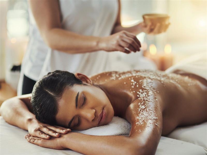 Natural botanical body exfoliation  treatment