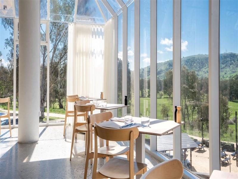 Wild Water restaurant view of Goulburn Ranges