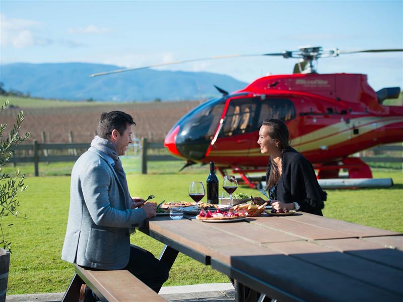 Microflite's lunch package is suitable for a couple or larger group