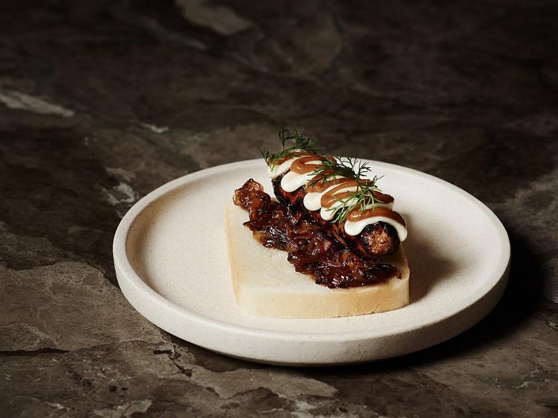 Aru's Duck Sausage Sanga