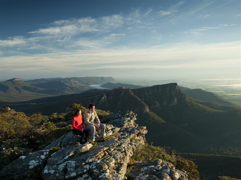 Enjoying a well earned view
