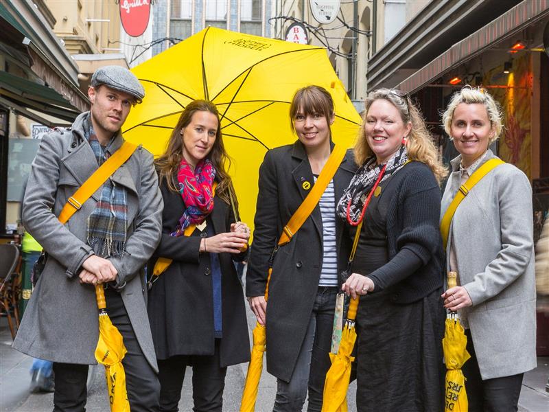 Some of our guides on tour