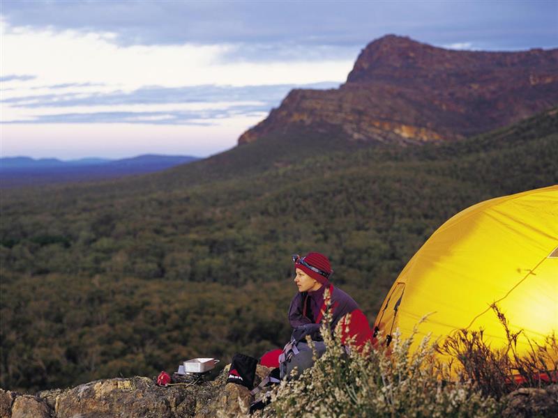 Camping in Grampians National Park, Grampians, Victoria, Australia