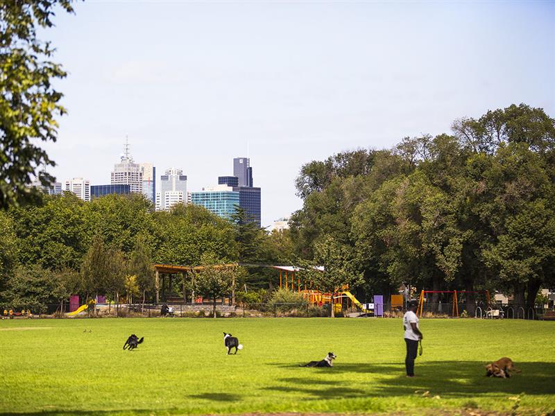 Edinburgh gardens, Fitzroy, Melbourne, Victoria