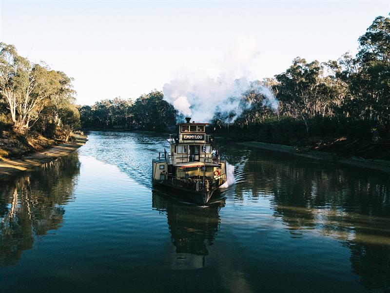 Echuca Paddlesteamers, The Murray, Victoria