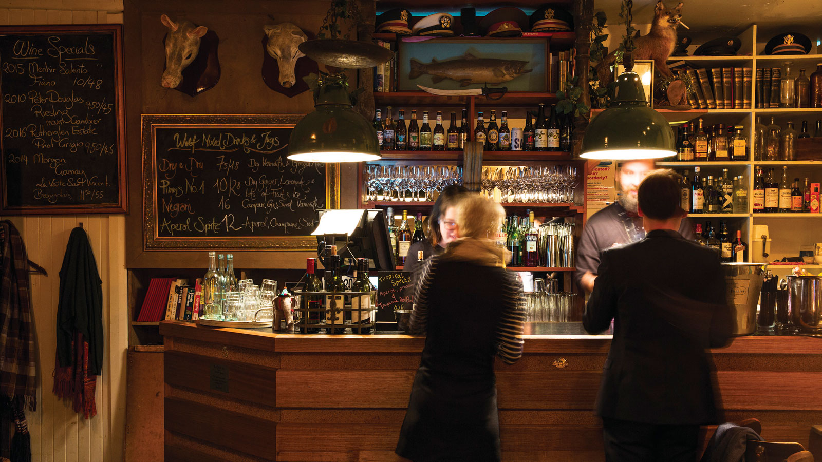 Jimmy Watson's wine bar, Lygon Street, Melbourne