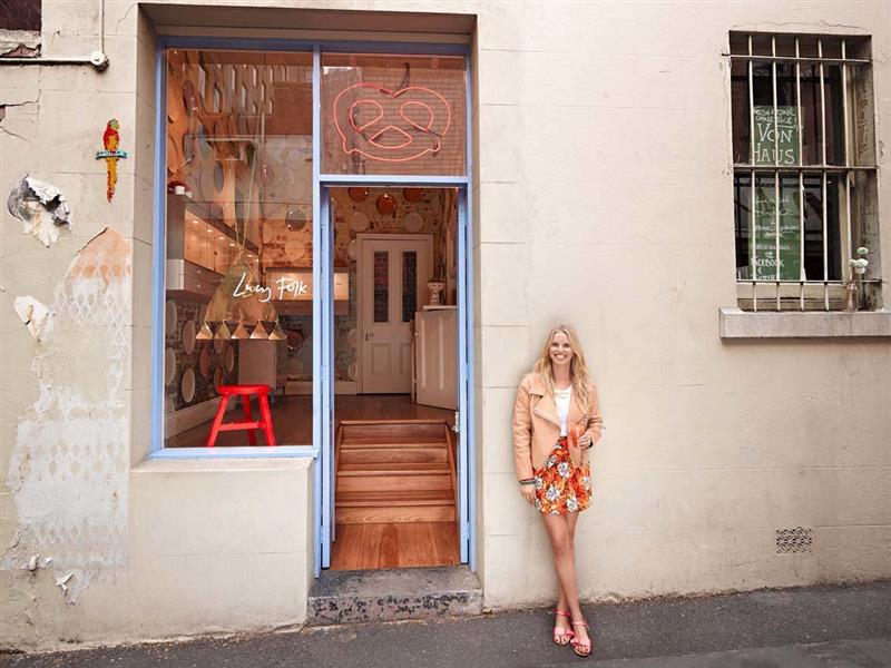 Lucy Folk, Crossley Street, Melbourne, Victoria, Australia