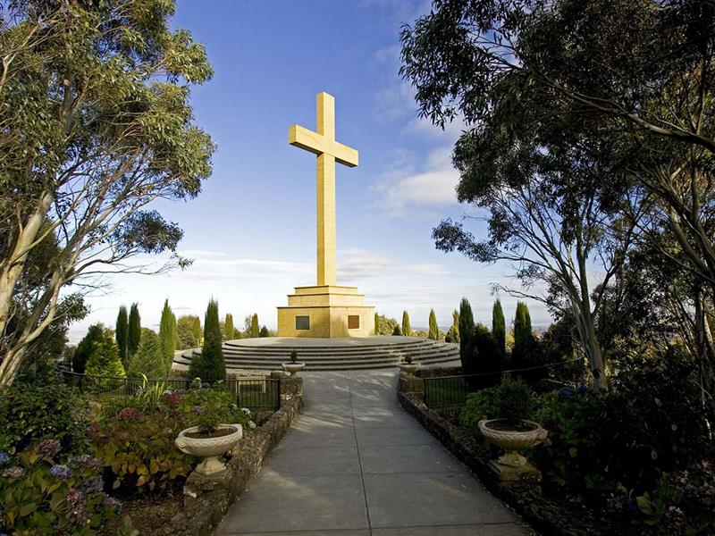 Mount Macedon Memorial Cross, Daylesford and the Macedon Ranges, Victoria, Australia
