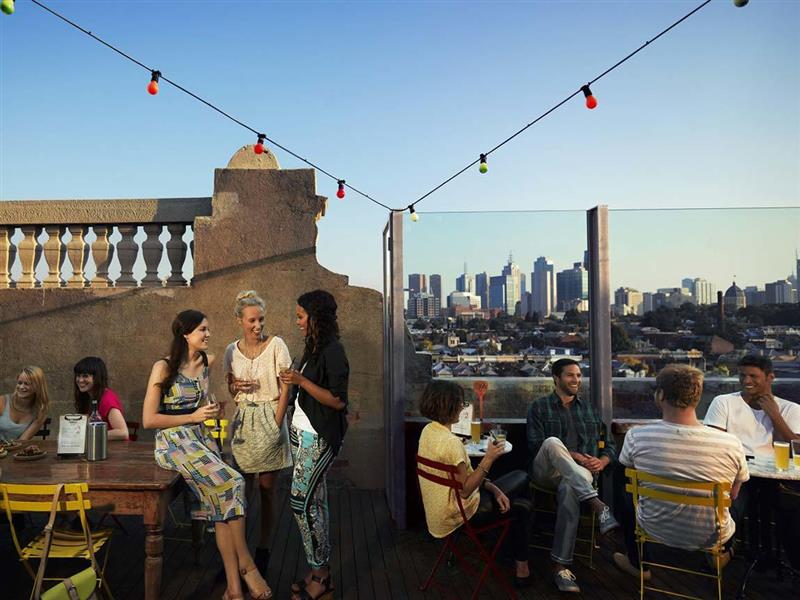 Naked For Satan Rooftop, Fitzroy, Victoria, Australia