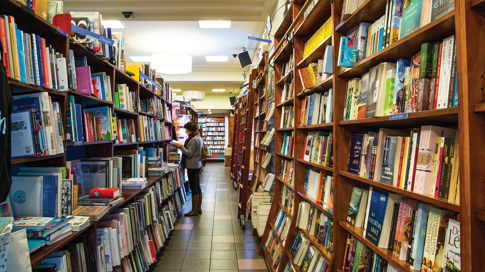 Readings bookstore, Lygon Street, Melbourne