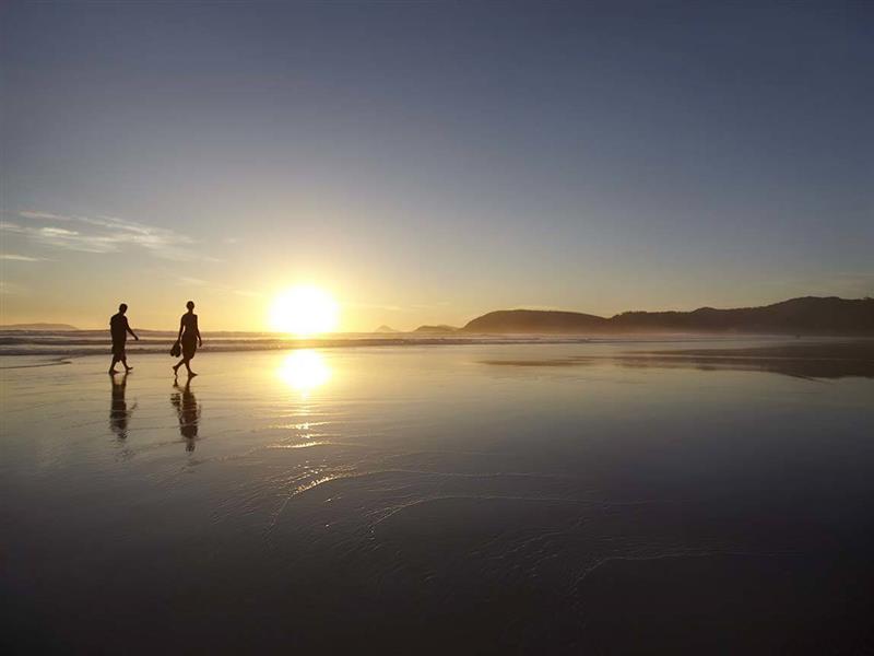 Squeaky Beach at sunset, Wilsons Promontory, Gippsland, Victoria, Australia