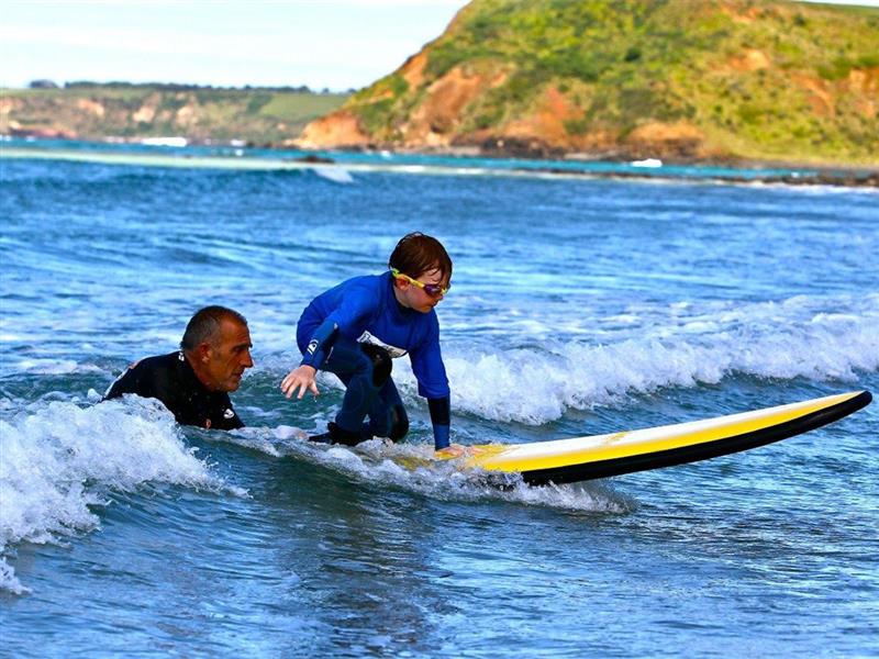 Surf school, Phillip Island, Victoria, Australia