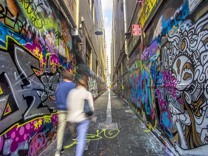 Union Lane, Melbourne, Victoria, Australia. Photo by Ray Reyes.